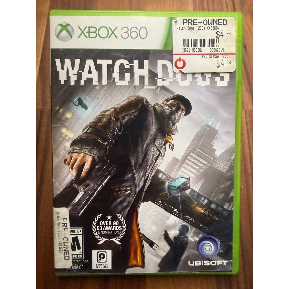 Watch Dogs Xbox 360, 2014 - Complete with 2-Disc and Insert No Manual Tested